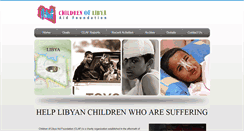 Desktop Screenshot of childrenoflibya.org