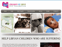Tablet Screenshot of childrenoflibya.org